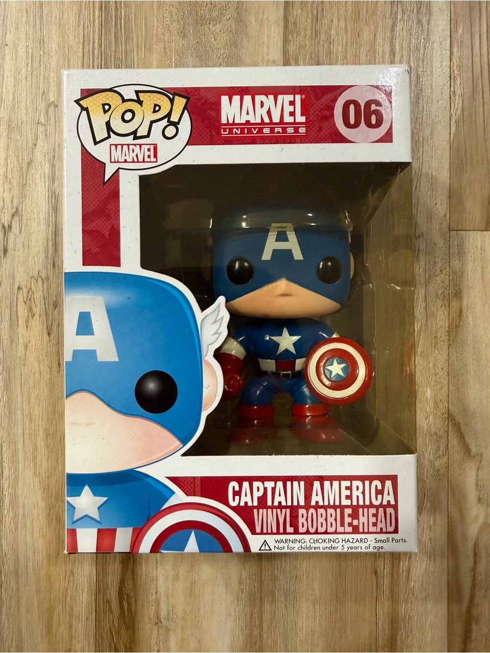 POP! MARVEL 06 Captain America Vinyl Bobble-Head